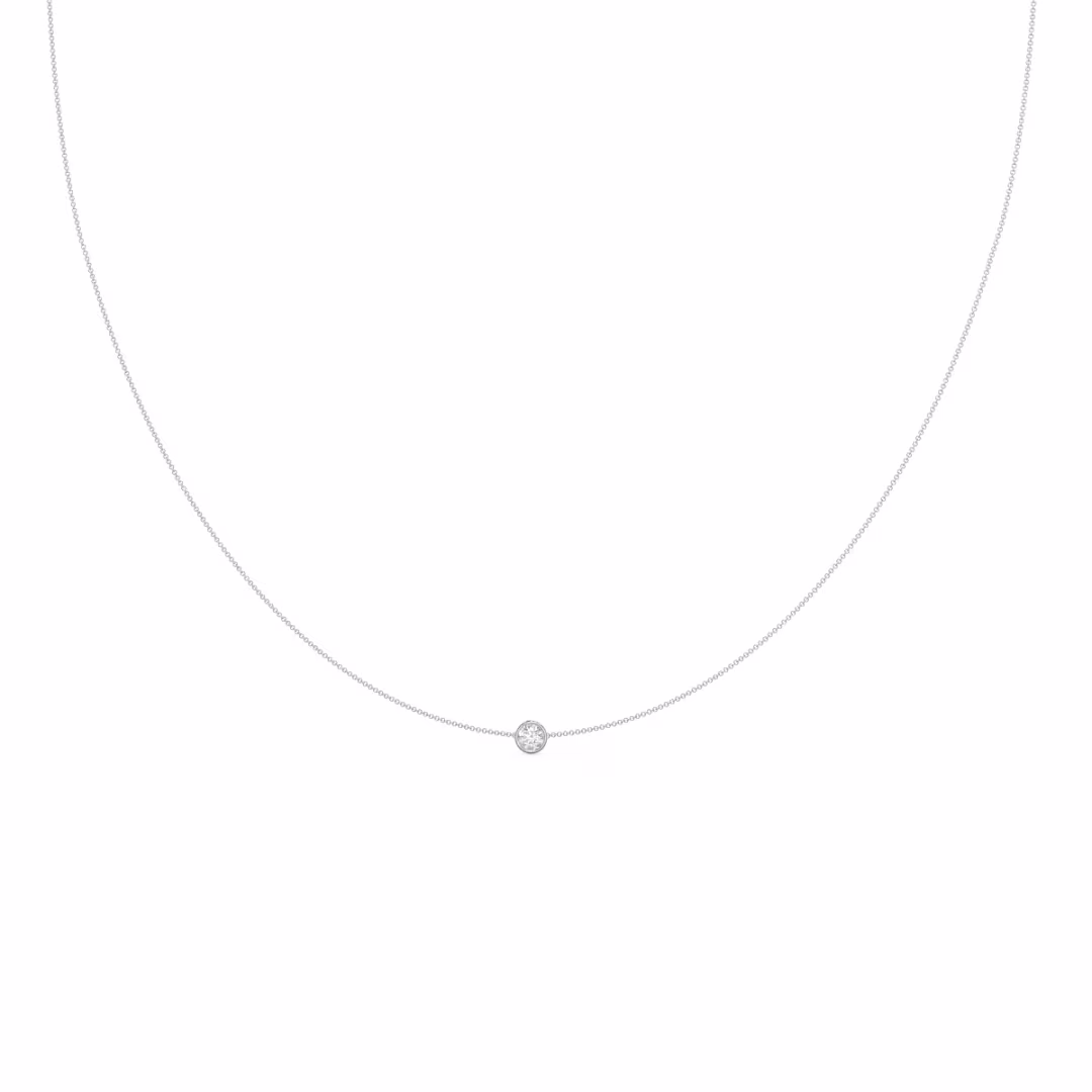 single bezel floating cosmopolitan necklace white gold made with round lab grown diamond ada diamonds design ad 039