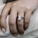 oval solitaire and channel set lab diamond eternity band in platinum ada diamonds