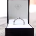 Prong Set Lab Grown Diamond Eternity Band In Box AD081