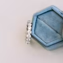 Prong Set Lab Diamond Eternity Band In Box AD081