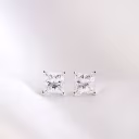14k white gold 3 carat princess cut lab diamond studs ada diamonds design 002