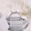 3ct cushion cut and pear toi et moi ring white gold ada diamonds design ad 363