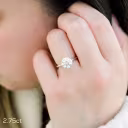 2.75ct Classic Round four prong solitare made in platinum engagement ring made with lab made diamonds ADA Diamonds design ad 144