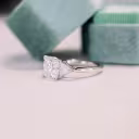 Cushion and Trillion Setting featuring Hand Selected Diamonds