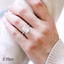 platinum 3 carat radiant lab diamond in double sided halo ring ada diamonds design ad-213 on model