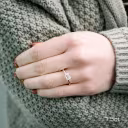 14k yellow gold 1.5ct east west emerald cut lab diamond solitaire engagement ring ada diamonds design ad 337 on model