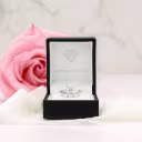 plaitnum 3.5 carat oval and baguette lab diamond engagement ring in box ada diamonds design ad 459 macro