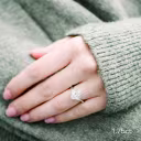 1.75 carat oval lab created diamond wedding ring set with trillion side stones on 14k white gold metal