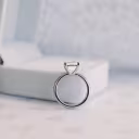 2.25ct princess cut lab diamond solitaire in platinum profile view