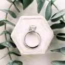 platinum 3.5 carat round lab created diamond band three sided pavé engagement ring ada diamonds design ad 172 profile