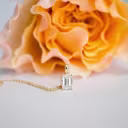 14k yellow gold 1ct emerald cut lab diamond pendant ada diamonds design ad 280 macro