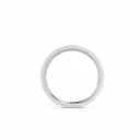 Exceptional Quality 0.55 Carat Round Diamonds set in White Gold Channel Set Diamond Eternity Band (Profile View)