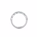Lab Diamonds Pear East-West Seven Stone in White Gold (Profile View)