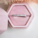 Platinum Channel Set Eternity Band featuring 0.45 Carat Round Brilliant Lab Grown Diamonds (Main View)