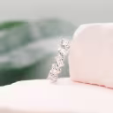 18k White Gold Cassie Eternity Band featuring 2.0 Carat Lab Diamonds (Main View)