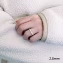 Hand Selected 1.2 Carat Round Lab Created Diamonds 1.2ctw Round Diamond Prong Set Seven Stone Band in 18k White Gold in 18 Karat White Gold (Main View)