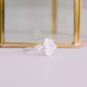 White Gold Oval and Pear Setting featuring 2.5 ctw Diamonds (Main View)