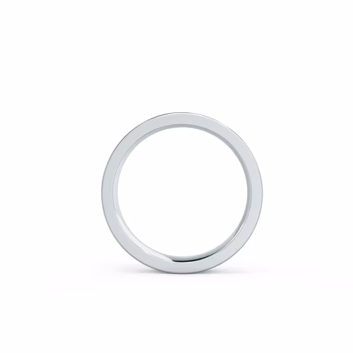 0.3 ct Round Lab Created Diamonds set in 18k White Gold Sixth Element Eternity Band (Profile View)
