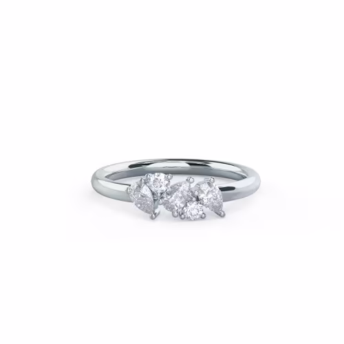 0.35 ctw Diamonds Theresa Five Stone in White Gold (Main View)