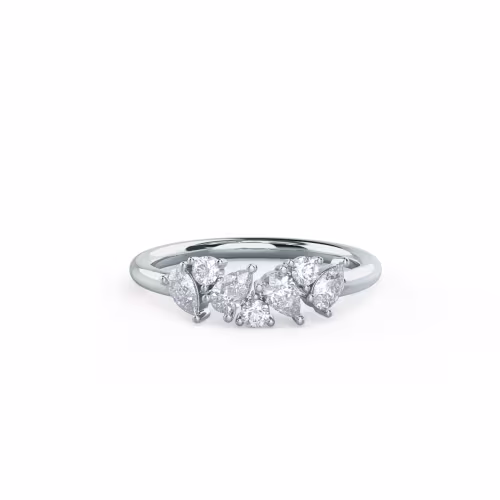18k White Gold Theresa Seven Stone featuring 0.5 Carat Diamonds (Main View)