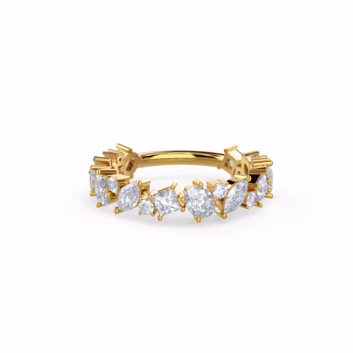 14k Yellow Gold Sara Three Quarter Band featuring 1.65 ct Diamonds (Main View)