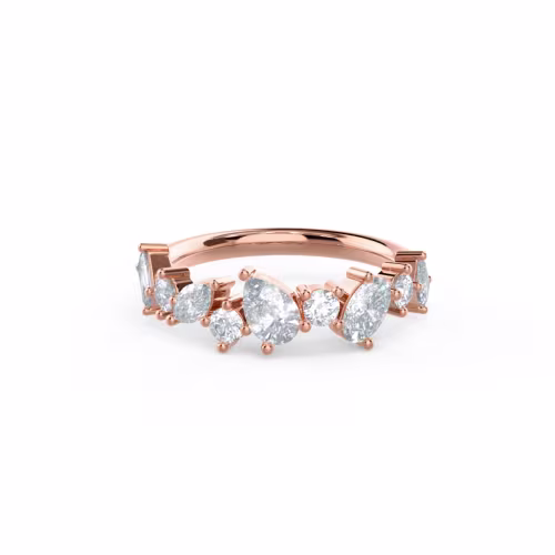 1.75 ct Diamonds Alyssa Half Band in 14k Rose Gold (Main View)