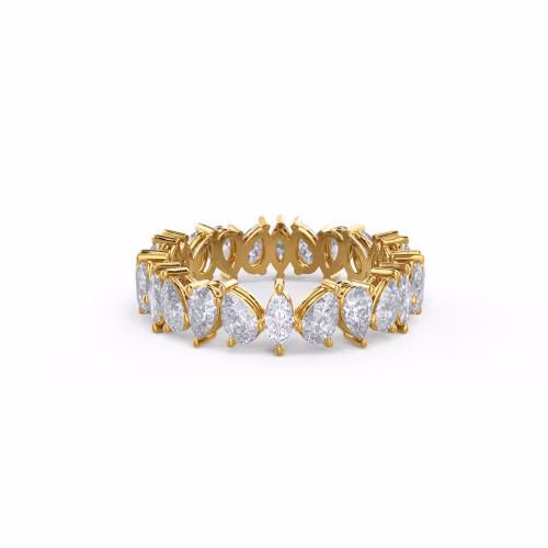 Exceptional Quality 2.0 Carat Diamonds Lauren Eternity Band in 14k Yellow Gold (Main View)