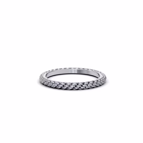 Braided Eternity Band