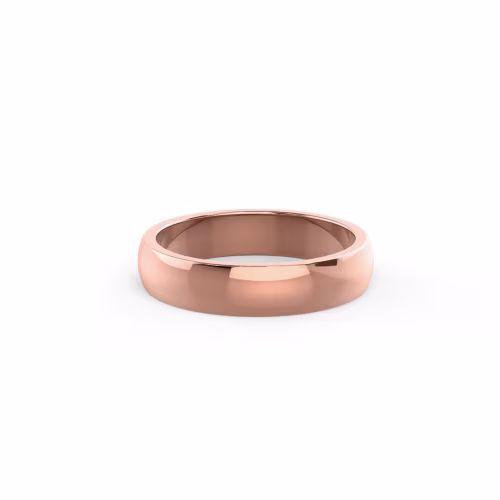 Diamonds 4mm Rounded Ring in