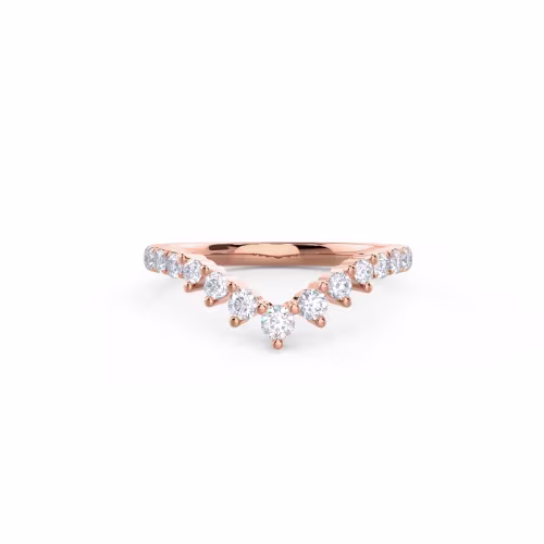 14kt Rose Gold Nesting Eternity Band featuring 0.85 ct Round Brilliant Diamonds (Main View)