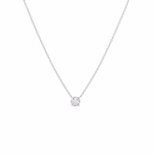 0.5 ct Diamonds set in Platinum Floating Round Pendant (Main View)
