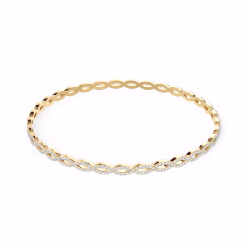 Primary Yellow Image for Infinity Twist Bangle