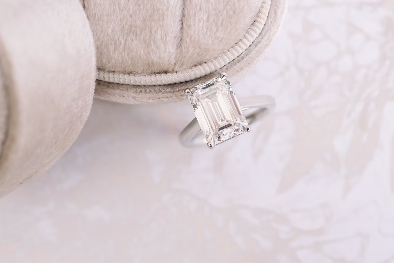 5 Carat Lab Diamond Engagement Rings