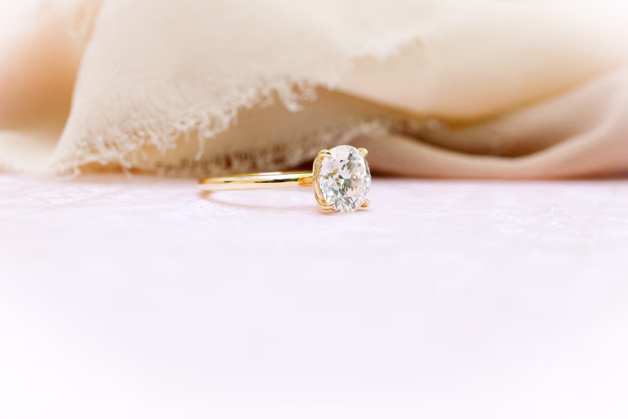 2.5 Carat Lab Diamond Engagement Rings