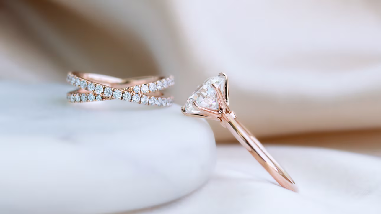 1 Carat Lab Grown Diamond Engagement Rings