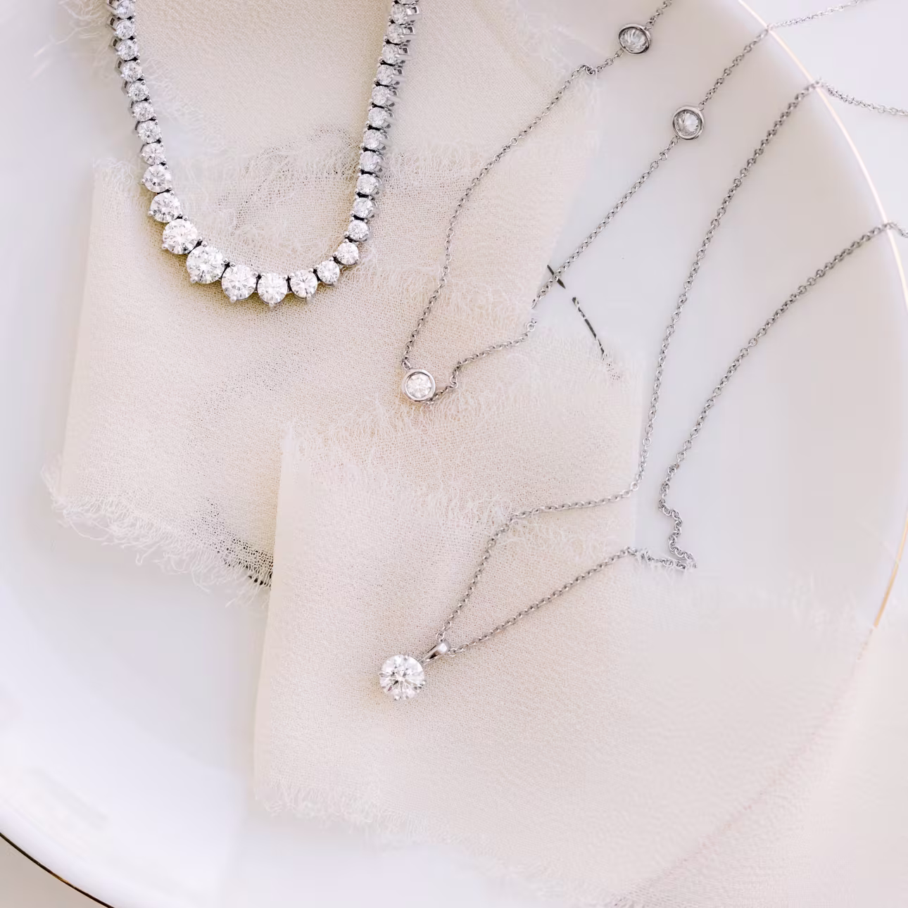 Lab diamond necklace guide