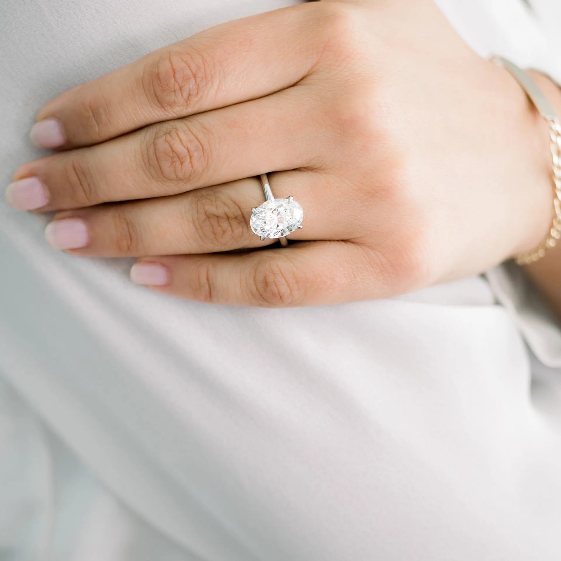 4 Carat Lab Grown Diamond Engagement Rings | Ada Diamonds