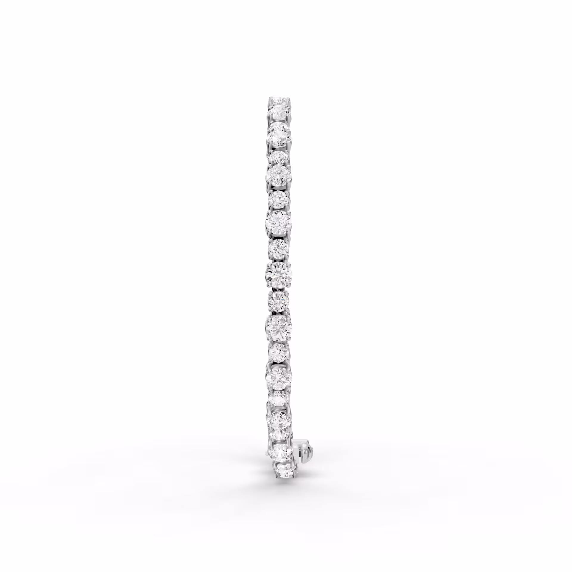 18kw-Alternating-Diamond-Tennis-Bracelet-with-Round-Brilliant-Diamonds-Side-View_AD-305