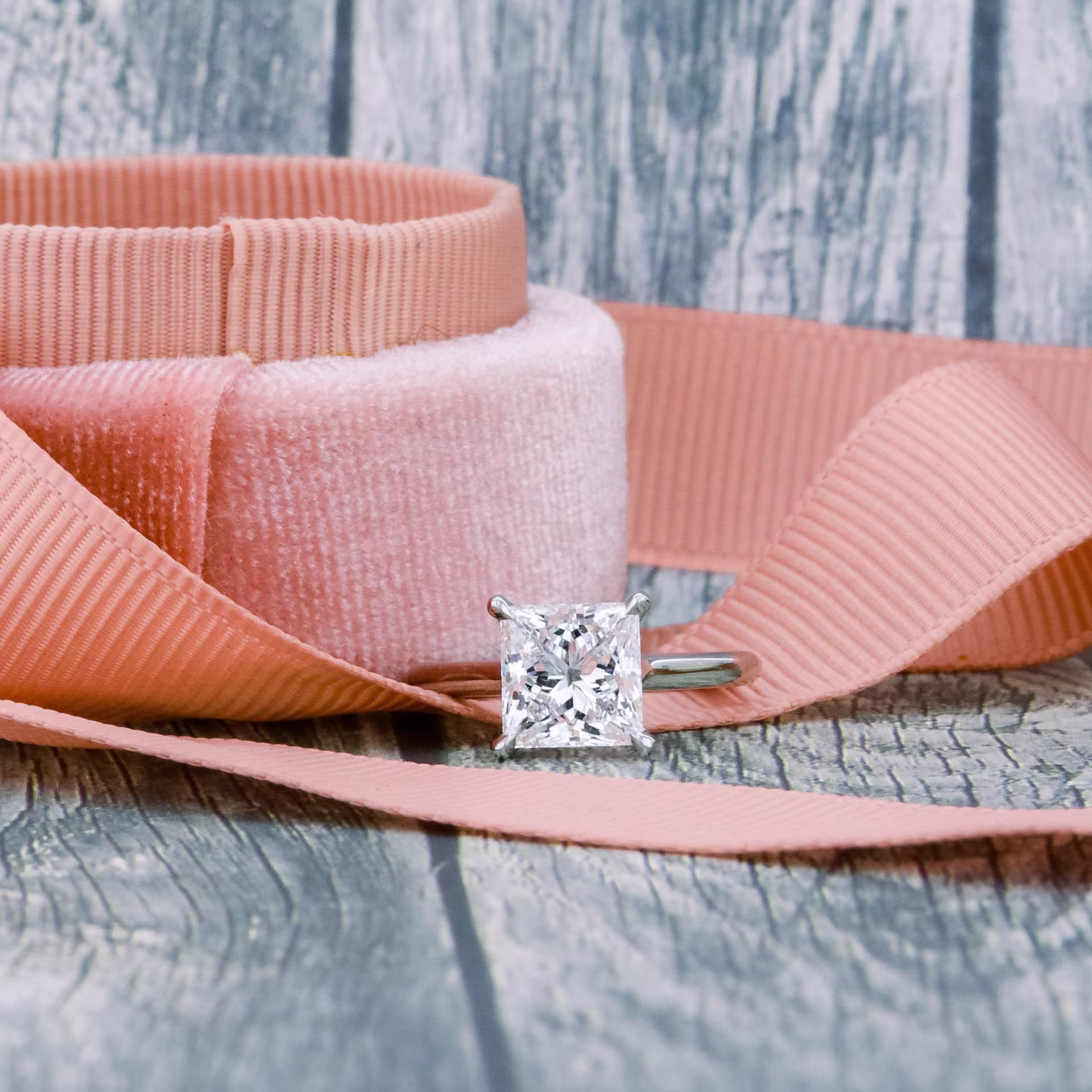 white gold 2.25 carat princess cut lab created diamond solitaire engagement ring ada diamonds design 342 macro