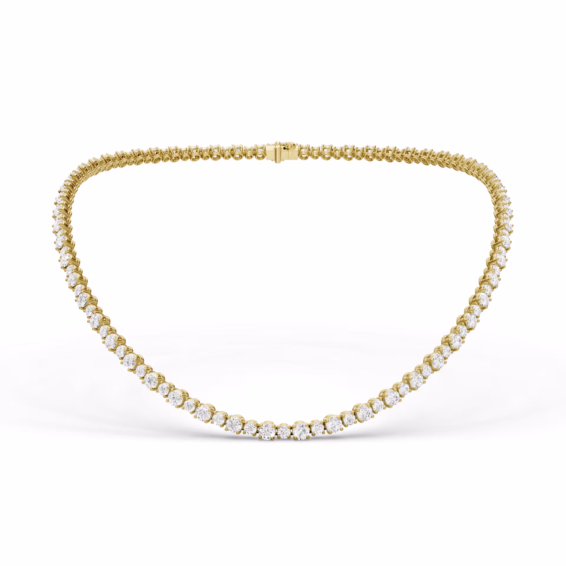 Round-Diamonds_Alternating-Diamond-Tennis-Necklace__YG_AD-306