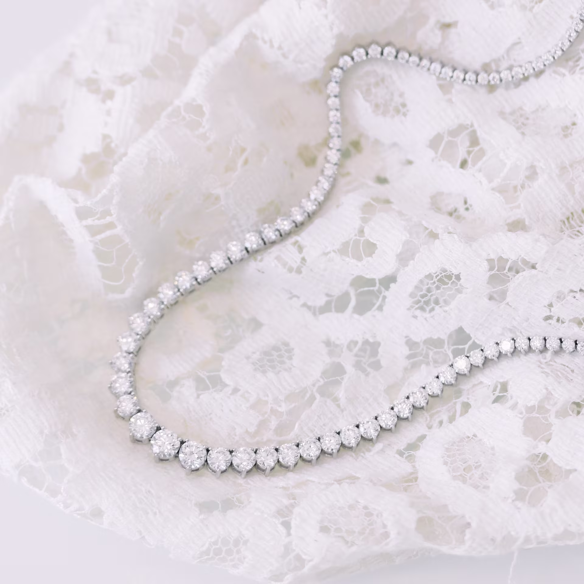 18k white gold 12 ct lab diamond choker ada diamonds design ad 110 macro