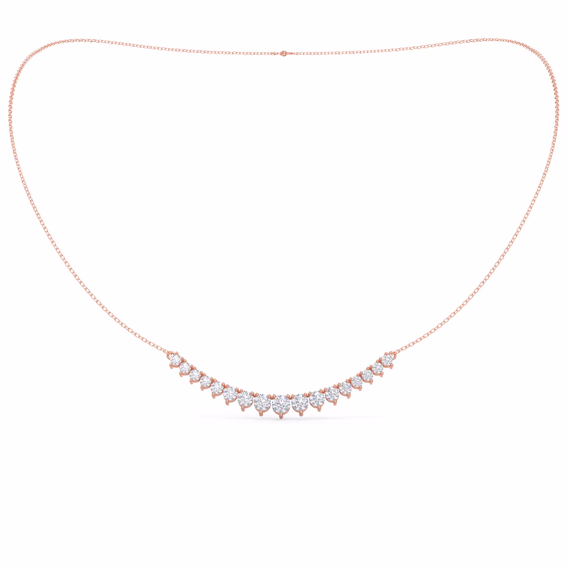 Primary Rose Gold Image for Mini Riviera Choker