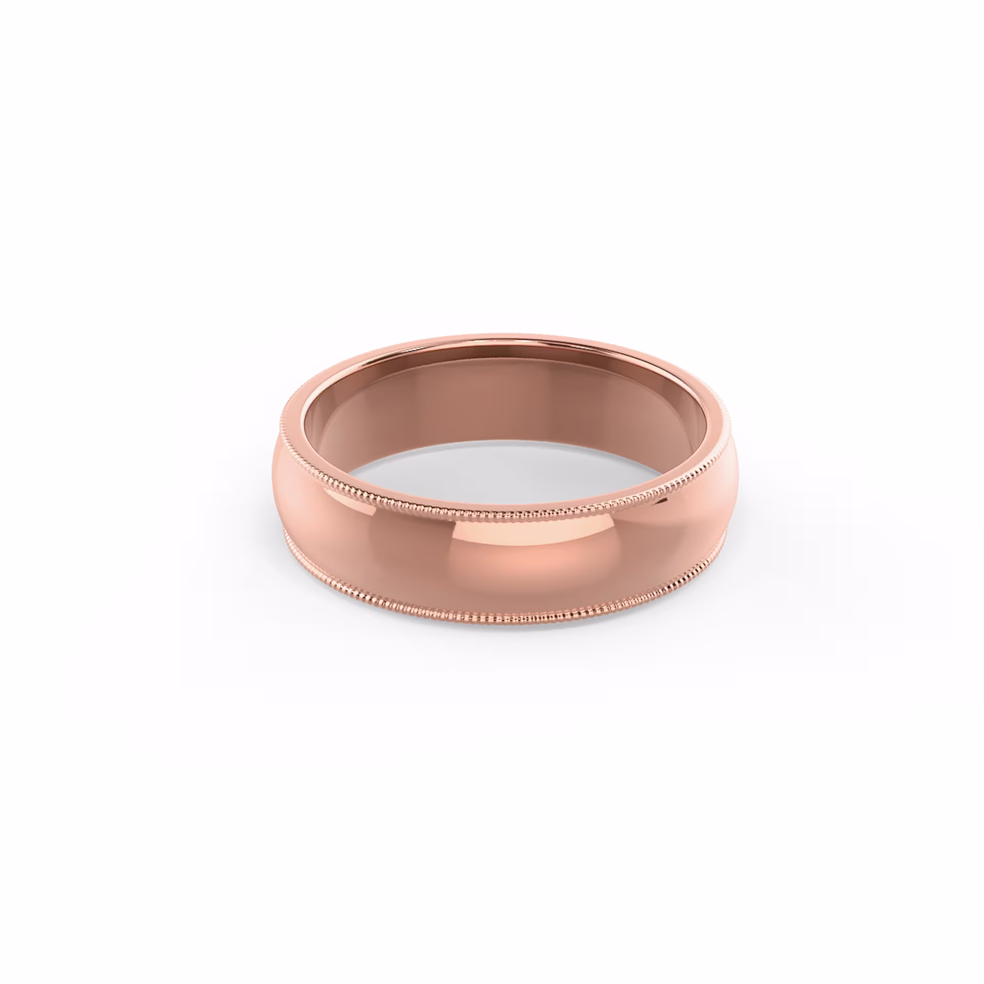 Primary Rose Gold Image for Classic Milgrain Ring