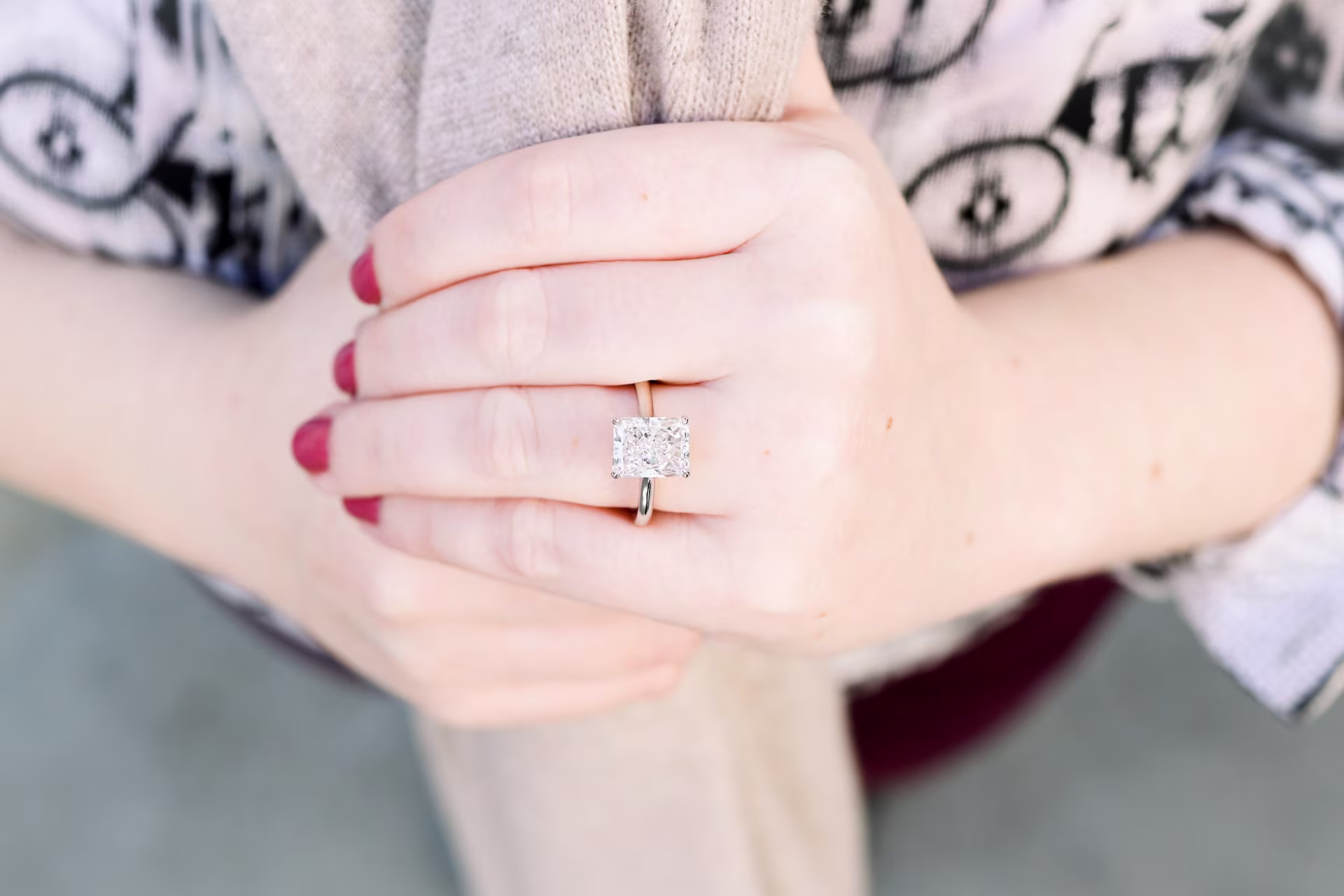 radiant lab diamond solitaire