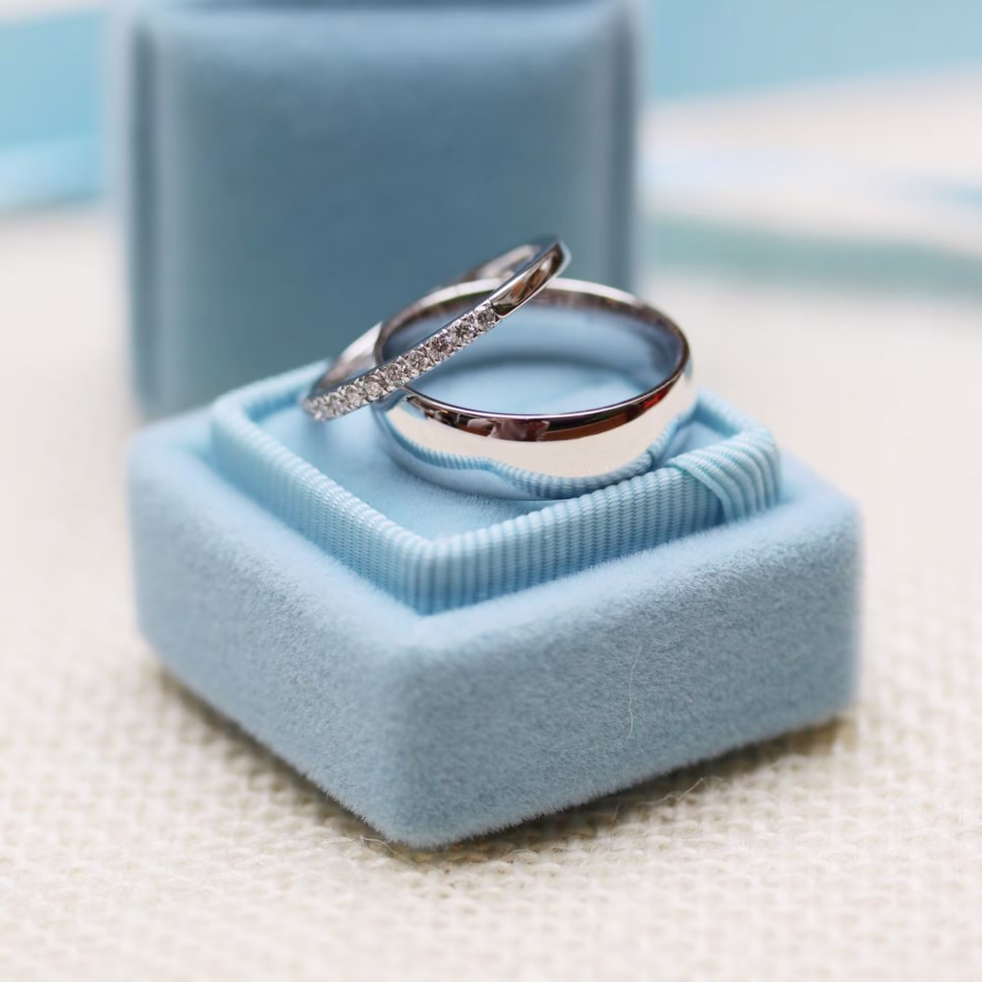 Men's Classic Round Wedding Band Wedding Set Design-168