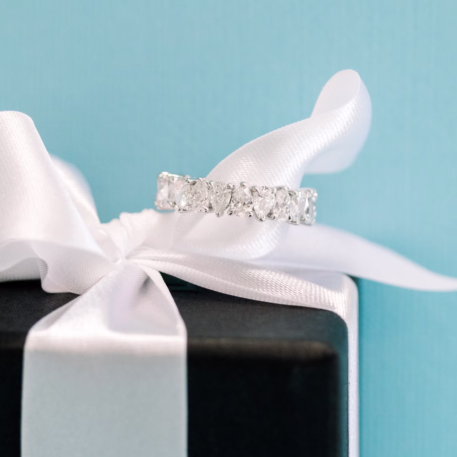 3 carat pear lab created diamond eternity band ada diamonds design ad 296 macro