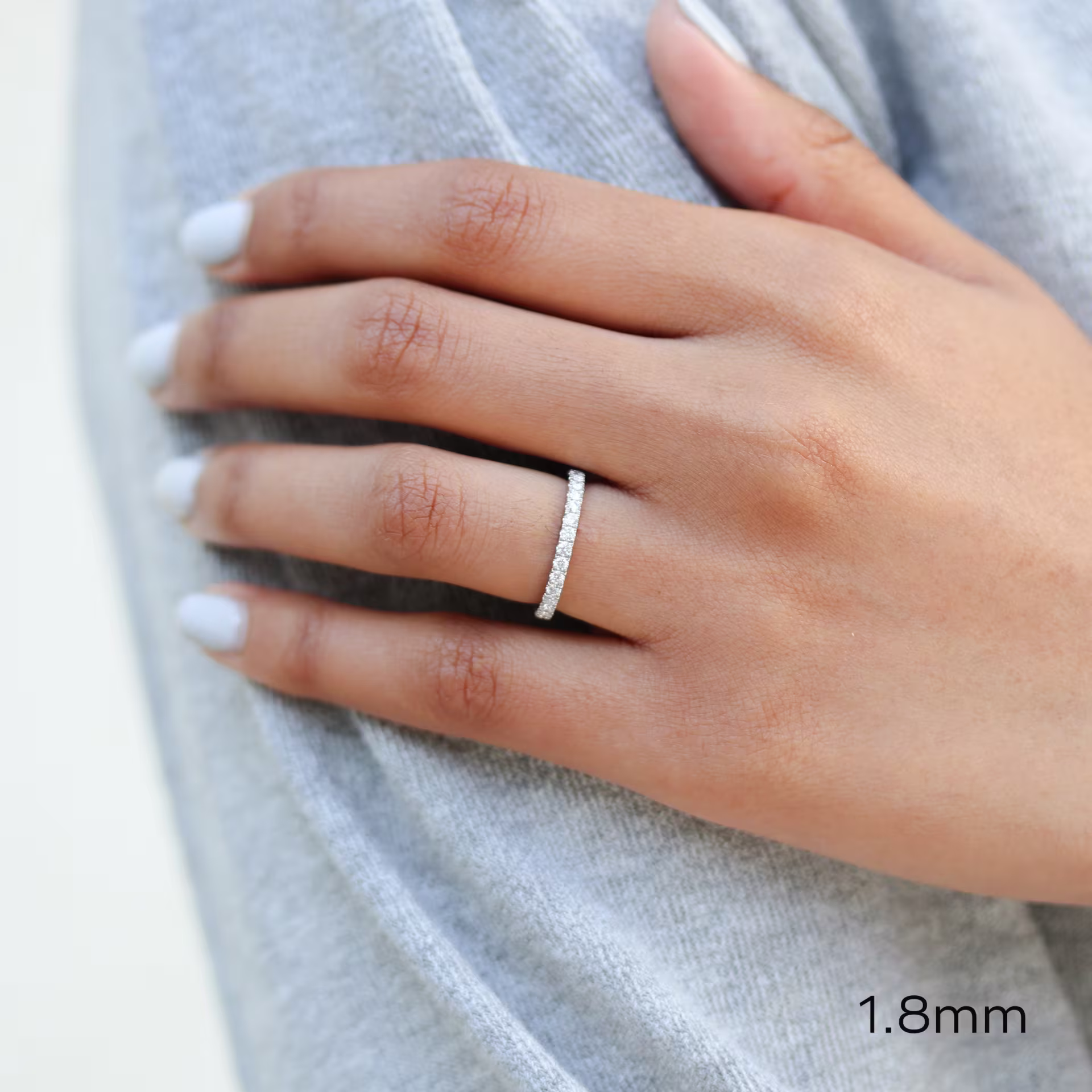 Three Quarter Carat Lab Diamond Eternity Band Ada Diamonds AD-082