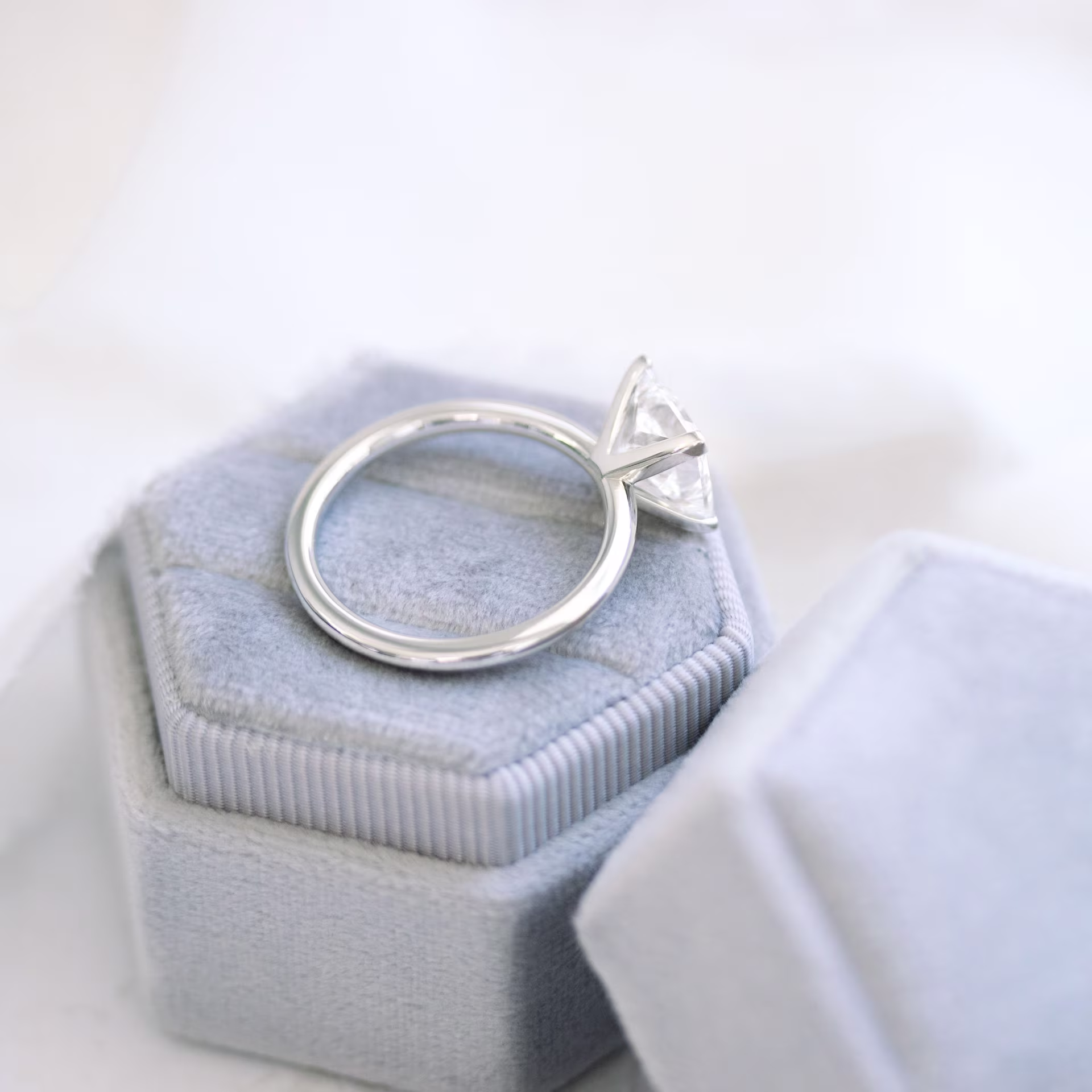 platinum 3.25 carat princess lab diamond engagement ring ada diamonds design ad-227