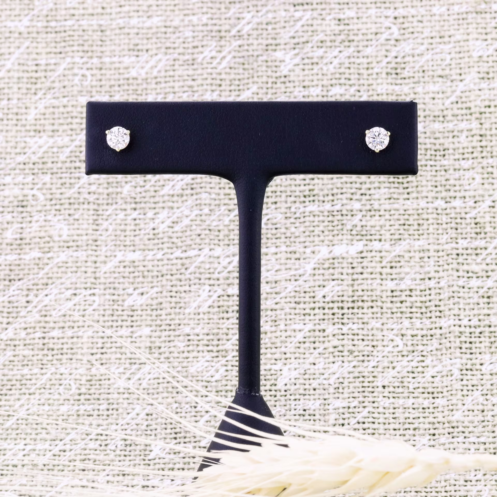 three quarter carat round martini lab diamond stud earrings white gold ada diamonds design ad 252