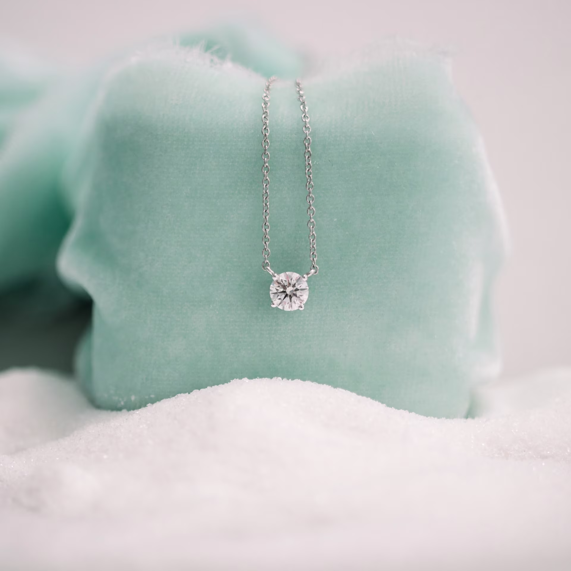 14k white gold lab diamond floating round pendant ada diamonds design ad-384